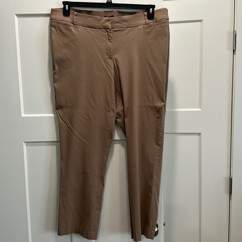 Lane Bryant Brown pants. The Allie. Size 22R soft stretch material.